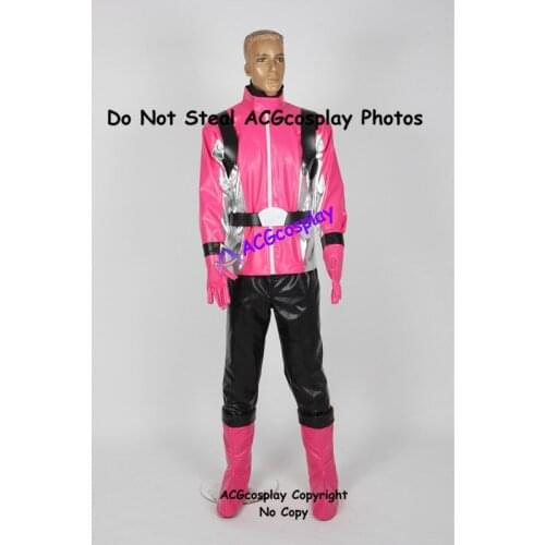 Tokumei Sentai Go Buster Sakurada Hiromu Pink Buster Cosplay Costume acgcosplay costume include boots covers