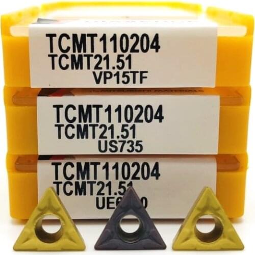 TCMT110204 VP15TF TCMT110204 UE6020 carbide tool CNC turning tool lathe tool metal turning tools TCMT110204 turning tool