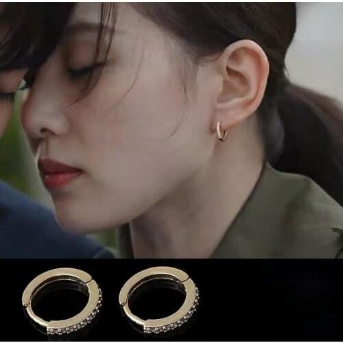 12pcs/lot Zircon Round Earring Hooks Jewelry Making Supplies Findings Accessories