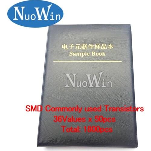 36 kinds x50pcs commonly used SMD Transistor Assortment Kit Assorted Sample Book