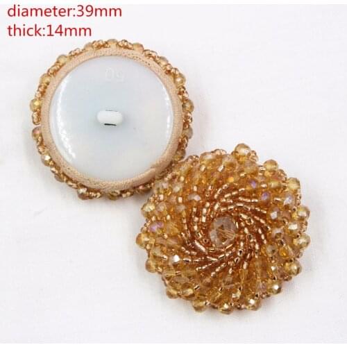 Free shipping 1pcs/Lot Dia 39mm,Chinese Frog Buttons,Mosaic glass beads,garment accessories DIY materials,1651419LS