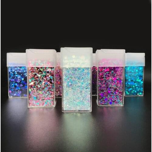Holographic Nail Art Sequins For Nail Design Glitter For Manicure Makeup Nail Supplies Glitter Gel Polish Decoracion Uñas