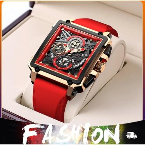 2021 New Men Watches LIGE Top Brand Luxury Waterproof Quartz Square Watch For Men Date Sport Hollow Clock Male Relogio Masculino
