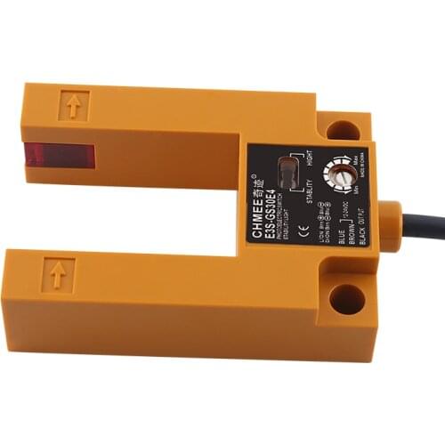 Infrared Photoelectric Induction U-slot Switch Elevator Leveling Sensor E3S-GS30E4 Three-Wire NPN Normally Open