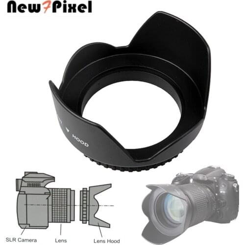 49mm 52mm 55mm 58mm 62mm 67mm 72mm 77mm Screwed Flower Petal Sunshade Lens Hood For Nikon Canon Sony Fuji Olympus DSLR Camera