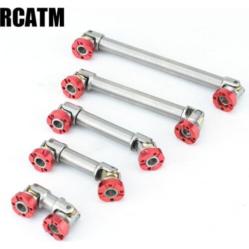 Metal CVD Universal Joint Flange Transmission Shaft for 1/14 Tamiya RC Truck Car VOLVO ACTROS MAN LESU SCANIA Hino Iveco DIY