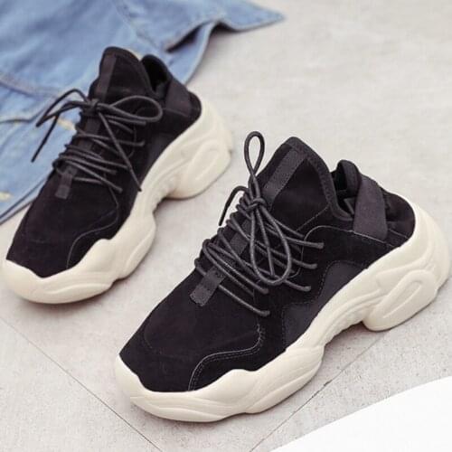 2019 Spring autumn New woman Sneakers For Women Casual Fashion Womens shoes Platform Sneakers Basket zapatillas mujer F3-14