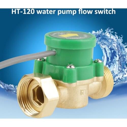 Water Flow Sensor Switch G3/4 Thread Water Pump Flow Switch Pressure Controller Automatic Circulation Pump Switch 220V