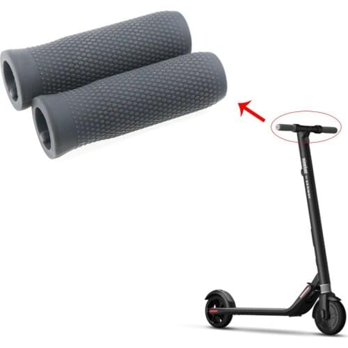 Gray Handlebar Covers for Ninebot ES1/ES2/ES3/ES4/ES5 Electric Scooter Rubber Handle Sleeve Handle Grip Cover Handlebar Holster