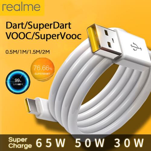 6.5A Super Fast Charge Cable Cargador For Oppo Type C Phone Cables Vooc Supervooc 65W 50W For Find X3 Neo X2 Reno 4 5 6 5g A73