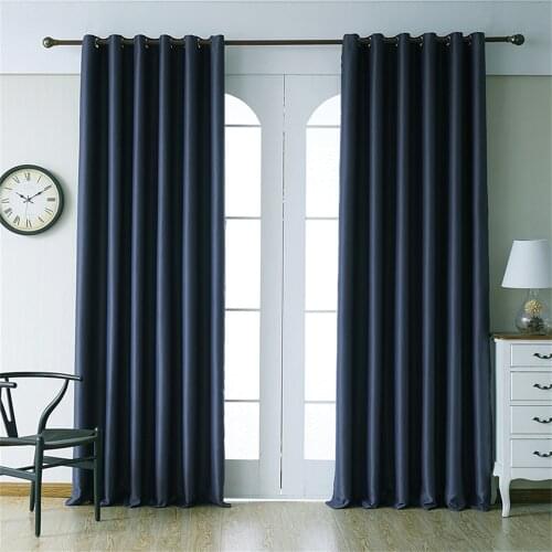 Blackout Curtains For Living Room Window Drapes Blinds Thick Curtains For Bedroom Kitchen Modern Finished Curtain High shading