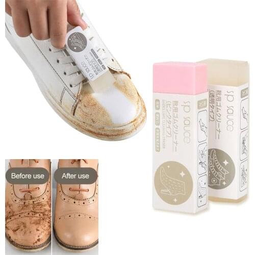 1/2PC Eraser Shoes Cleaner Brush Kits Rubber Suede Sheepskin Matte Shoes Care Leather Fabric Sneakers Cleaner Household Cleaning