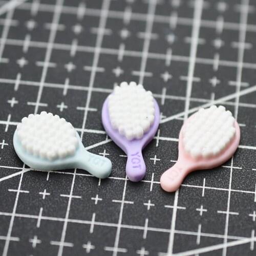 1pcs/lot resin solid Simulation cartoon brush 20mm Cabochons Scrapbooking Hair Bow Center DIY Christmas decration