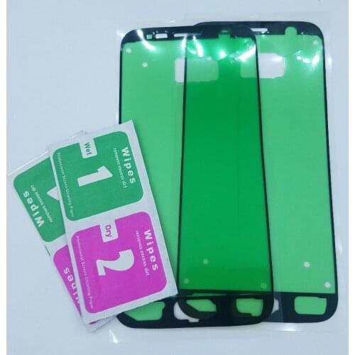 2pcs/lot For Samsung Galaxy S7 G930 G930F S7 Edge G935 G935F Phone Housing Frame Adhesive Glue LCD Plate Tape Sticker