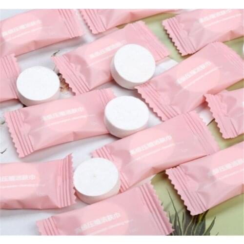 20Pcs/10Pcs Useful Mini Disposable Compressed towel BBQ Outdoor Travel Fishing Makeup Remover Face Washing Towel Magic Towel