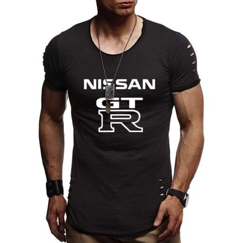 2020 new Summer Mens T-Shirt GTR Car Logo Printed Crew neck Cotton high quality Mens short sleeve Fashion Casual T-Shirt
