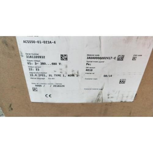 ACS550-01-023A-4 11KW/7.5KW 380V new and original