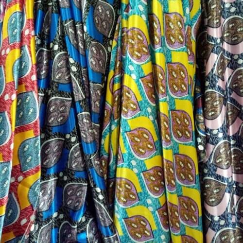 Satin fabric DIY sewing craft material Polyester Silky Satin Fabric craft Doll cloth material