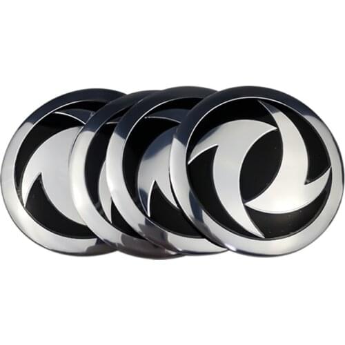 For Dongfeng Logo Car Tires Axis Emblem Rim Stickers Decal for Dongfeng Fengshen AX7 AX7 ECS L60 Lcar Peugeot Fengxing T5 M6 M7