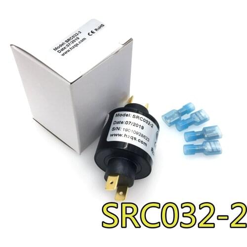 Free shipping 1pcs New Pin Connection Through Bore Electric Slip Ring 240V DC/AC SRC032-2 for Production line
