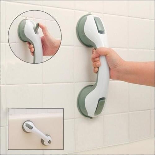 Shower Safety Helping Handle Badroom Accessories Anti Slip Strong Vacuum Sucker Support Toilet Bathroom Grab Bar Safe Handle