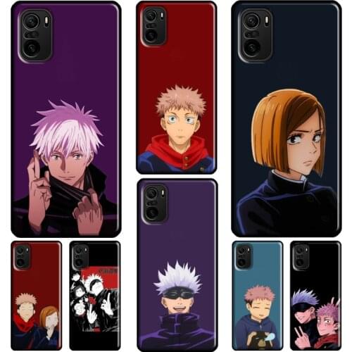 Jujutsu Kaisen Yuji Itadori Satoru Gojo For Xiaomi Redmi Note 9 7 8 Pro 8T 9S Note 10 Pro Case For Redmi 9C 9A 8A 7A 9 9T Coque