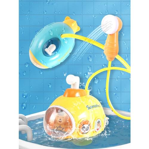 Baby Bath Toys for Kids Electric Submarine Shower Sucker Baby Toys Spray Water Toys Bathtub Toys Sprinkler Baby Shower