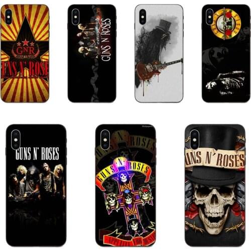 For Galaxy A3 A5 A6 A6s A7 A8 A9 A10 A20E A30 A40 A50 A60 A70 A80 A90 Plus 2018 TPU Fashion Case Guns N Roses Retro Slash Wooden