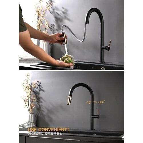 HAIMAITONG White Kitchen Faucets