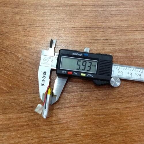 Polymer lithium 3.7V lithium battery, 602030 350mAh MP3 point reading pen, flash shoe, recorder pen, battery Rechargeable Li-ion