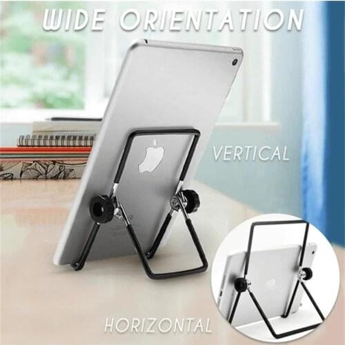 Foldable Tablet Mobile Phone Desktop Holder Mount Stand For Phone Adjustable Foldable Minimal Mobile Tablet Stand For Lap