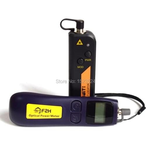 Fiber Optic Tool Kit FHP12A -70~+10dBm Mini Optical Power Meter and JW3105N Visual Fault Locator 10mw