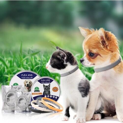 2020 New Dogs&Cats Collar Can Removes Flea And Tick Up To 8 Month，Deworming Anti-Mosquito Collar For Dogs&Cats