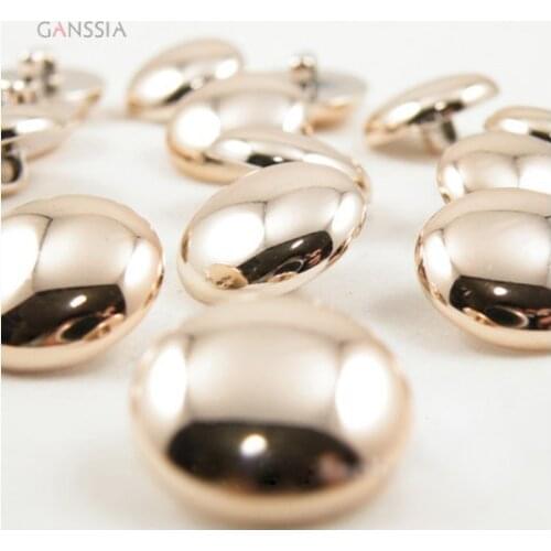 10pcs/lot High grade gold color buttons Mushroom sewing buttons Embellishment garment accessories (SS-806)