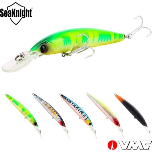 SeaKnight Minnow SK045 Fishing Lure 16.3g 110mm 0-2.5M Floating Lure 5 Colors Fishing Bait With VMC Hook Wobblers Saltwater lure