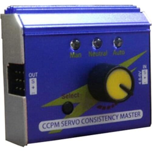 JMT Alloy Case Multifunction 3CH ESC Servo Tester Digital Analog CCPM Consistency Master Checker Tester Accessory