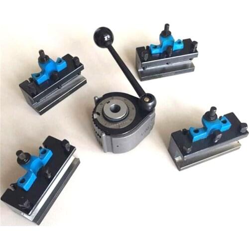 Turning and Facing 40-position quick change lathe tool post and tool holders (Europe style)
