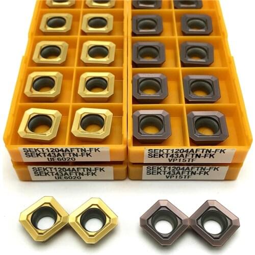 Carbide inserts SEKT1204 UE6020 Milling insert turning tool SEKT 1204 metal lathe tools CNC Cutting tool Indexable tools