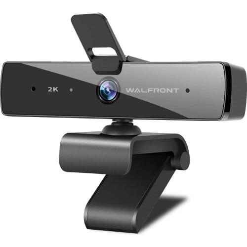 Smartlife 2K Webcam with Microphone and Privacy Cover, Suitable for Streaming Webcams Compatible with Video Conference Recording