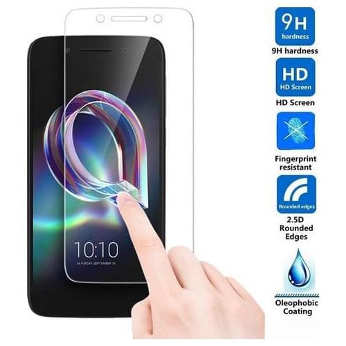 For Alcatel Idol 5 Tempered Glass Safety Cover 2.5D Protective Film 9H Explosion-proof LCD Screen Protector On The For Idol5