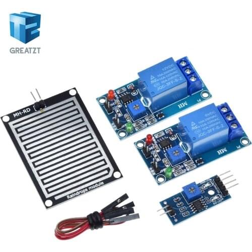 Snow Raindrops Detection Sensor Module Rain Weather Module Humidity For Arduino Relay Control Module Rain water sensor module