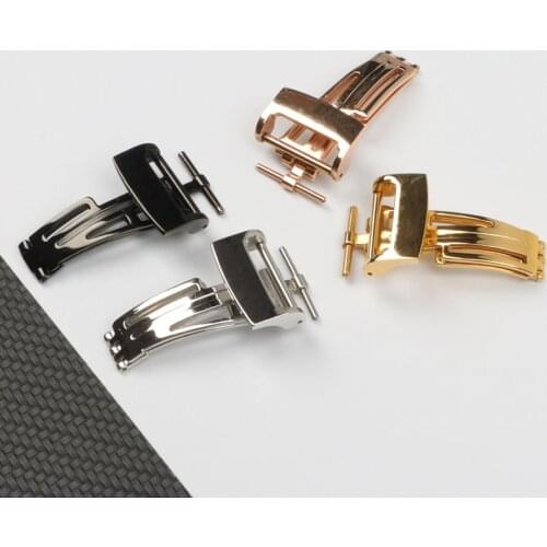 18mm Watch strap accessories butterfly buckle for AP Royal Oak series leather strap Clasp stainless steel folding buckle tools