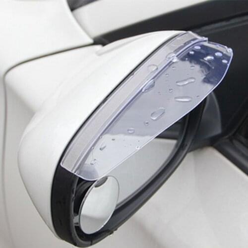 2PC Car Rearview mirror rain eyebrow Accessories for Toyota Camry Highlander RAV4 Crown Reiz Corolla Vios Yaris