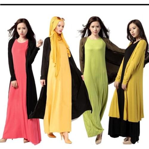2016 msulim abaya beautiful fashion long Womens Outfit