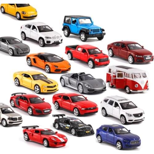 30pcs/lots CAIPO 1:43 Buick/Toyota/Audi/VW/Ford Alloy Pull-back car Diecast Metal Model Car For Collection Children Gift