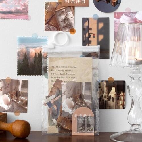 41pcs Artistic Dreamy Color Decorative Sticker Diary Album Stickers Flakes Scrapbooking Creative Stationary