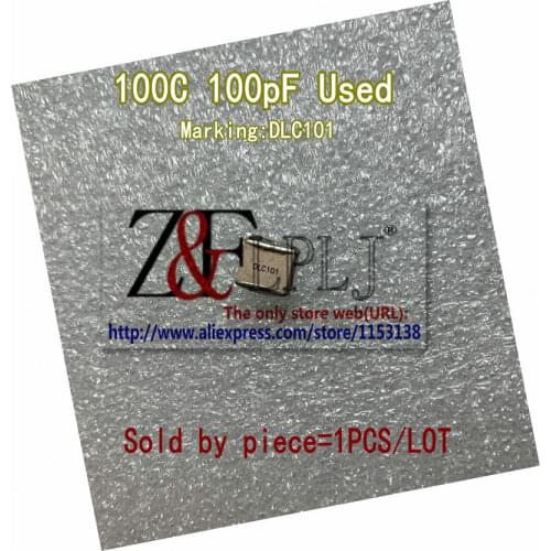 ATC100C Series ATC100C102JW1000XT 1000PF ( 1nF ) 1000V // ATC100C272GW300XC 2700pF 300V // ATC100C101JW2500XC 100PF 2500V USED