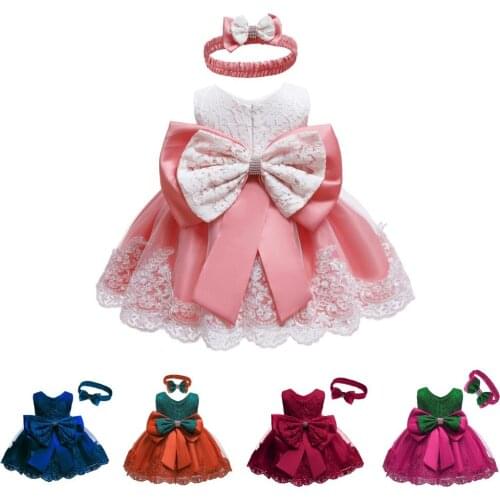 Baby Girls Dress Newborn Lace Princess Dresses For Baby 1st Year Birthday Dress Halloween Costume Infant Party Dress Christmas