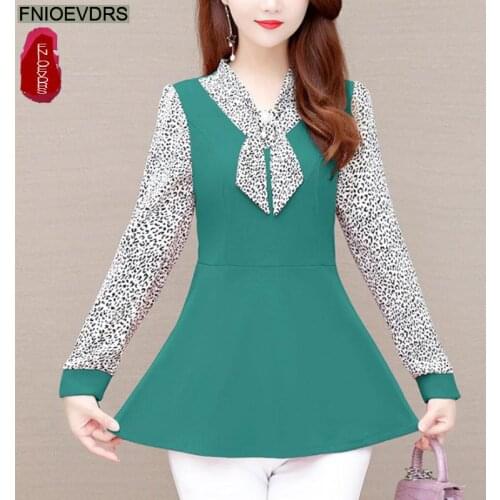 Леопардовые блузки FNIOEVDRS China At AliExpress