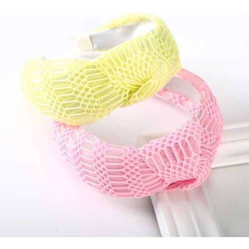 Haimeikang Knotted Wide Women Hair Hoop Hair Bands Headbands Fashion Girls Bezel Headdress Solid Color Hair Accessories New